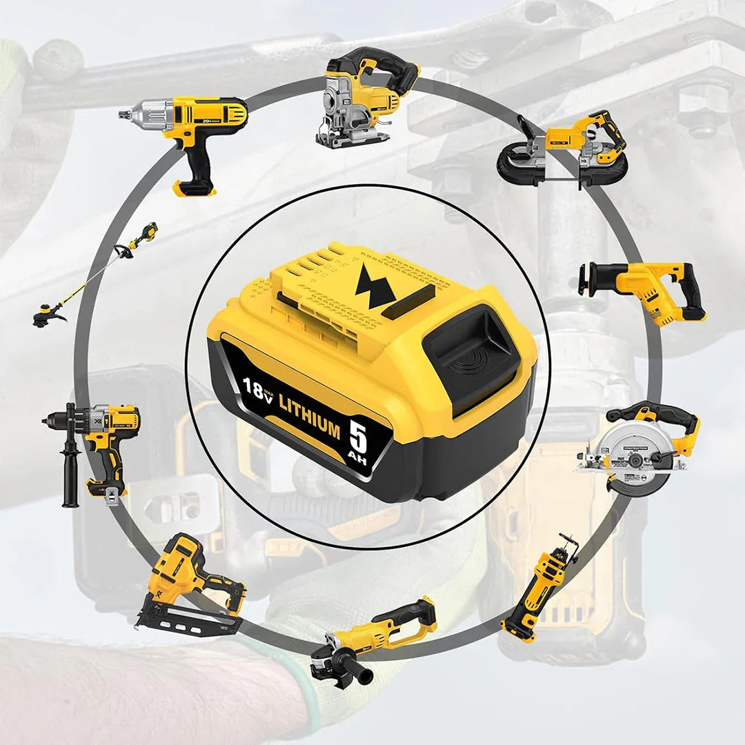 DeWalt 18V 5.0Ah Battery Combo Kit – Twin Pack